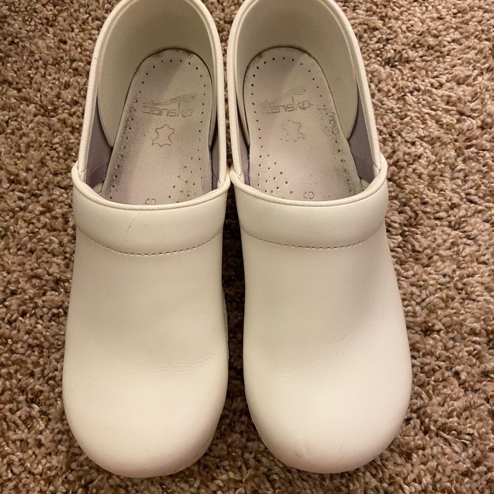 Size 40 White Dansko Shoes